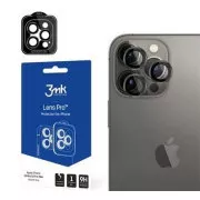 3mk Camera Protector pentru aparat de fotografiat Protecția obiectivului Pro pentru Apple iPhone 15 Pro Max, grafit