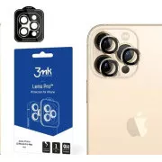 3mk Camera Protector Camera de protecție a obiectivului Pro pentru Apple iPhone 15 Pro, aur închis