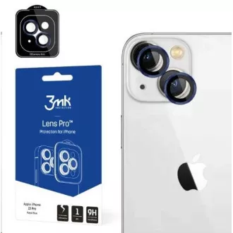 3mk Lens Protection Pro pentru Apple iPhone 15 Pro, albastru regal