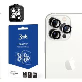 3mk Lens Protection Pro pentru Apple iPhone 15 Pro, argintiu 3mk Lens Protection Pro pentru Apple iPhone 15 Pro, argintiu