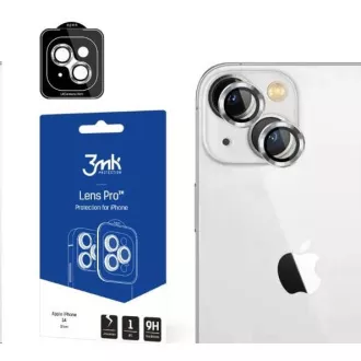 3mk Lens Protection Pro pentru Apple iPhone 15, argintiu