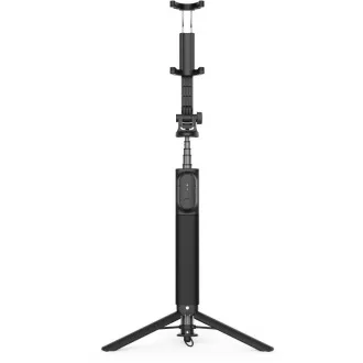 Baston de selfie FIXED cu trepied Snap XL și declanșator wireless, filet de 1/4", negru