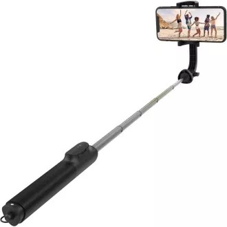 Baston de selfie FIXED cu trepied Snap XL și declanșator wireless, filet de 1/4", negru