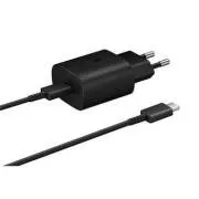 Încărcător de rețea Samsung EP-TA800EBE + cablu EP-DG980BBE USB-C, 25W, negru, (vrac)