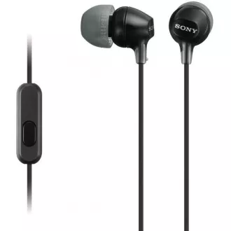 Căști stereo SONY MDR-EX15AP, negre
