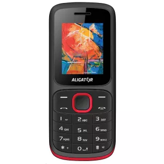 Aligator D210 Dual SIM, negru-rosu