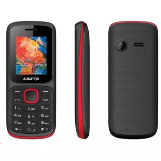 Aligator D210 Dual SIM, negru-rosu