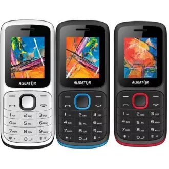 Aligator D210 Dual SIM, negru-rosu