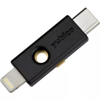 YubiKey 5Ci - USB-C + Lightning, cheie/token cu autentificare multifactor, OpenPGP și suport pentru Smart Card (2FA) YubiKey 5Ci - USB-C + Lightning, cheie/token cu autentificare multifactor, OpenPGP și suport pentru Smart Card (2FA)