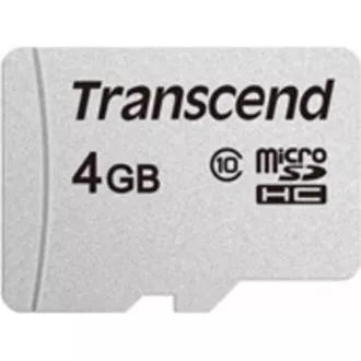Card MicroSDHC TRANSCEND 4GB 300S, Clasa 10, fără adaptor