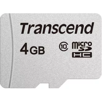 Card MicroSDHC TRANSCEND 4GB 300S, Clasa 10, fără adaptor