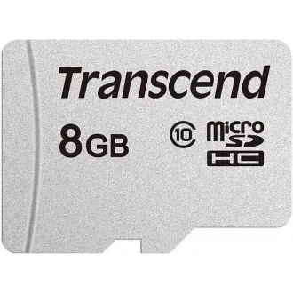 Card MicroSDHC TRANSCEND 8GB 300S, Clasa 10, fără adaptor