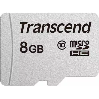 Card MicroSDHC TRANSCEND 8GB 300S, Clasa 10, fără adaptor