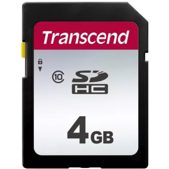 Card SDHC TRANSCEND 4GB 300S, clasa 10 (R: 95 / W: 45 MB / s)