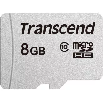 Card SDHC TRANSCEND 8GB 300S, clasa 10 (R: 95 / W: 45 MB / s)