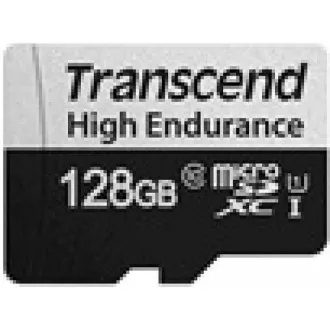 Card MicroSDXC TRANSCEND 128GB 350V, rezistență ridicată