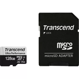 Card MicroSDXC TRANSCEND 128GB 340S, UHS-I U3 A2 Ultra Performance 160/125 MB/s
