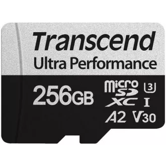 Card MicroSDXC TRANSCEND 256GB 340S, UHS-I U3 A2 Ultra Performance 160/125 MB/s