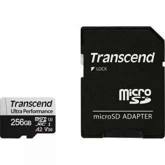 Card MicroSDXC TRANSCEND 256GB 340S, UHS-I U3 A2 Ultra Performance 160/125 MB/s