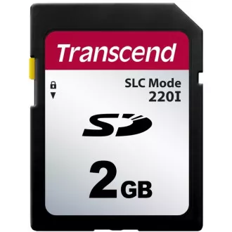 Cartela SD TRANSCEND 2GB SDC220I, mod SLC, Wide Temp.