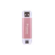SSD extern TRANSCEND ESD310P 2TB, SSD extern, USB 10Gbps, tip C/A, roz