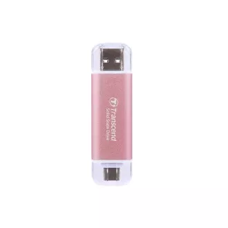 SSD extern TRANSCEND ESD310P 2TB, SSD extern, USB 10Gbps, tip C/A, roz