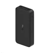 Power Bank de încărcare rapidă Xiaomi 20000 mAh Redmi 18W (negru)