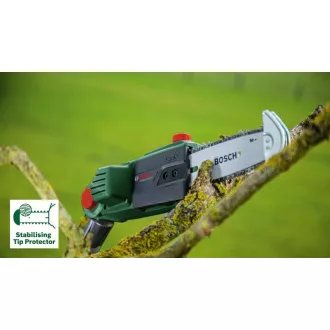 Tăcător telescopic fără fir Bosch UniversalChainPole 18, lanț Oregon, lubrifiere automată, protecție bară