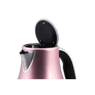 Fierbător electric roz Orava VK-3715, 1850-2200 W, design, 1,7 l, oprire automată, roz