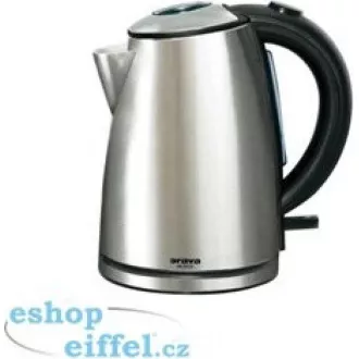 Fierbător electric Orava VK-3712, 1600 W, 1,2 l, oprire automată, argintiu