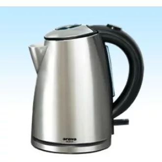 Fierbător electric Orava VK-3712, 1600 W, 1,2 l, oprire automată, argintiu
