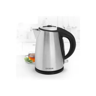 Fierbător electric Orava VK-3717, 2000 W, 1,7 l, oprire automată, argintiu