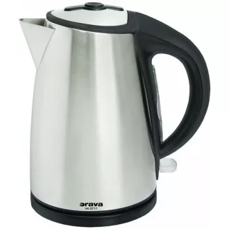 Fierbător electric Orava VK-3717, 2000 W, 1,7 l, oprire automată, argintiu