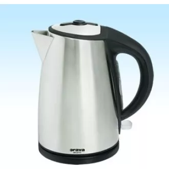 Fierbător electric Orava VK-3717, 2000 W, 1,7 l, oprire automată, argintiu