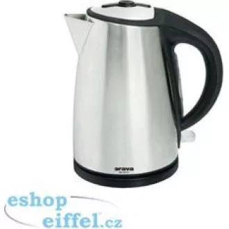 Fierbător electric Orava VK-3717, 2000 W, 1,7 l, oprire automată, argintiu