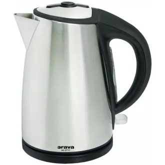 Fierbător electric Orava VK-3717, 2000 W, 1,7 l, oprire automată, argintiu