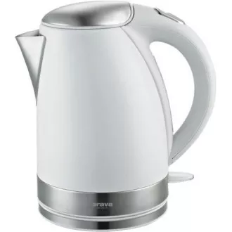 Fierbător electric Orava VK-3217 S, 2000 W, 1,7 l, oprire automată, argintiu