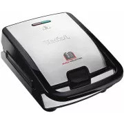 TEFAL SW854D16 Prăjitor de pâine 4 în 1 Snack Collection, 700 W, plăci detașabile, indicator de disponibilitate