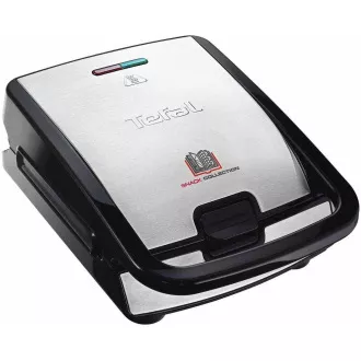 TEFAL SW854D16 Prăjitor de pâine 4 în 1 Snack Collection, 700 W, plăci detașabile, indicator de disponibilitate TEFAL SW854D16 Prăjitor de pâine 4 în 1 Snack Collection, 700 W, plăci detașabile, indicator de disponibilitate