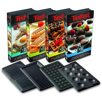 TEFAL SW854D16 Prăjitor de pâine 4 în 1 Snack Collection, 700 W, plăci detașabile, indicator de disponibilitate TEFAL SW854D16 Prăjitor de pâine 4 în 1 Snack Collection, 700 W, plăci detașabile, indicator de disponibilitate