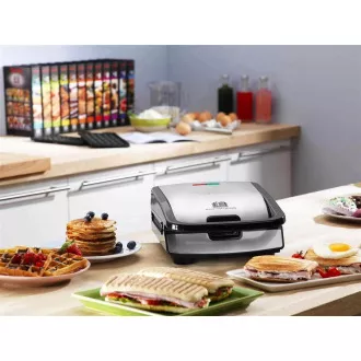 TEFAL SW854D16 Prăjitor de pâine 4 în 1 Snack Collection, 700 W, plăci detașabile, indicator de disponibilitate TEFAL SW854D16 Prăjitor de pâine 4 în 1 Snack Collection, 700 W, plăci detașabile, indicator de disponibilitate