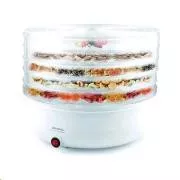 Uscator de fructe si legume Orava SU-103 A, 90 W, 5 grile, control temperatura, 55 dB, alb