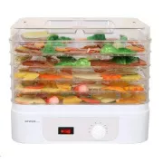Uscător de fructe și legume Orava SU-102, 230 W, 5 grile, 55 dB, control temperatură, alb