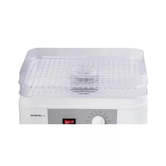 Uscător de fructe și legume Orava SU-102, 230 W, 5 grile, 55 dB, control temperatură, alb