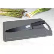Steuber Scândură de tăiat cu cuțit Chef negru 36 x 25 cm
