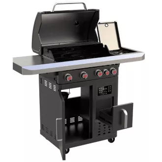 Landmann Grătar pe gaz FRYTON COOK PTS 4.1 (15,0 kW) grătar din fontă cu friteuză