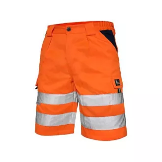 Pantaloni scurți CXS NORWICH, warning, bărbați, portocalii, mărimea 50 Pantaloni scurți CXS NORWICH, warning, bărbați, portocalii, mărimea 50