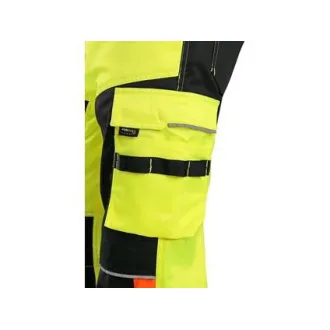 Pantaloni de avertizare CXS BENSON, barbati, galben-negru, marimea 52