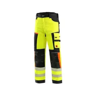 Pantaloni de avertizare CXS BENSON, barbati, galben-negru, marimea 60