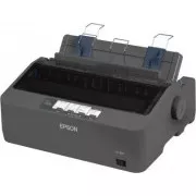 Imprimantă matriceală EPSON LX-350, A4, 9 ace, 347 mărci/s, 1 + 4 copii, USB 2.0, LPT, RS232